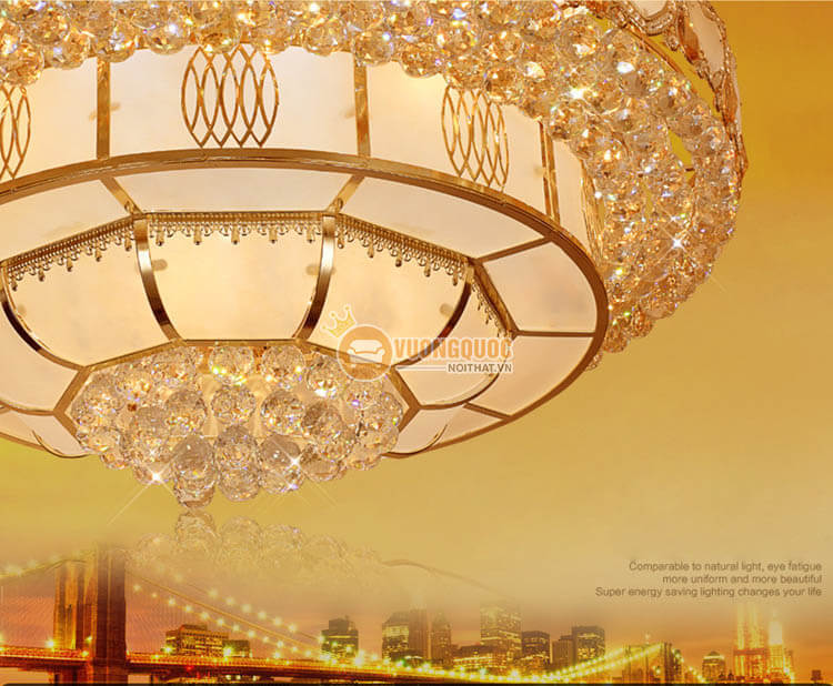 Đèn ốp trần nhập khẩu thiết kế sang trọng độc đáo CM218-1